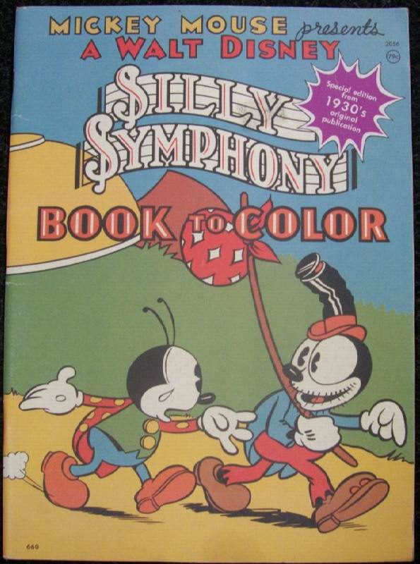 Image for Mickey Mouse Presents Walt Disney's Silly Symphony Book to Color for Use with Paints of Crayons